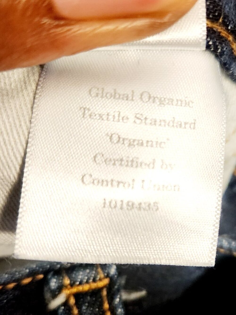 Everlane | Men's Dark Blue Wash Slim Fit Organic Cotton Jeans (Size 33 x 32) - Picture 8 of 14
